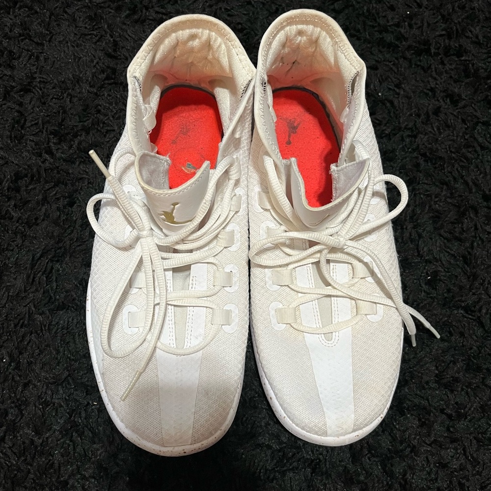 White Jordan High-Top Sneakers